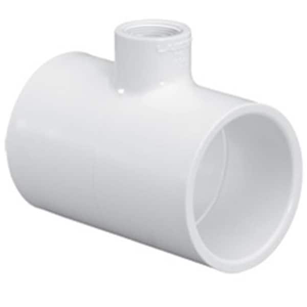 Westlake Pipe & Fittings Lasco PV401209 1.5 x 1.5 x 0.5 in. Skt Reducing Tee PV401209 - main